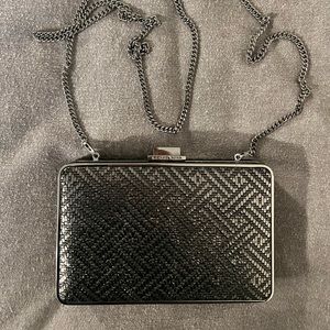 Michael Kors Silver Pewter Clutch Evening Bag